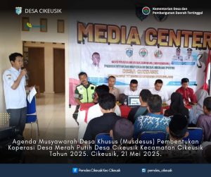 Diselenggarakan Secara Demokrasi, Musdesus KDMP Desa Cikeusik Berjalan Lancar
